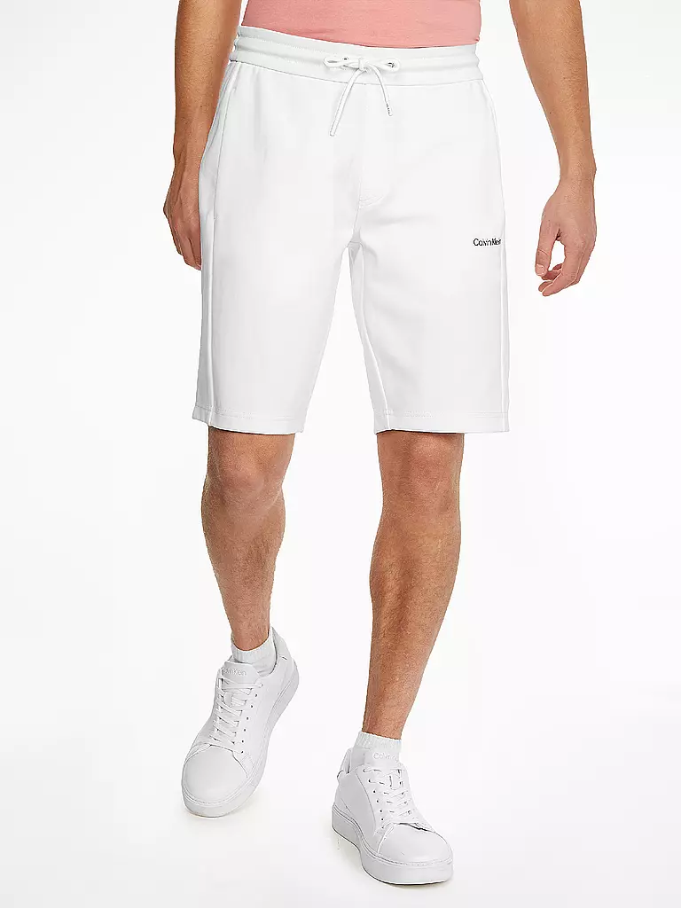 CALVIN KLEIN | Sweatshorts | weiß