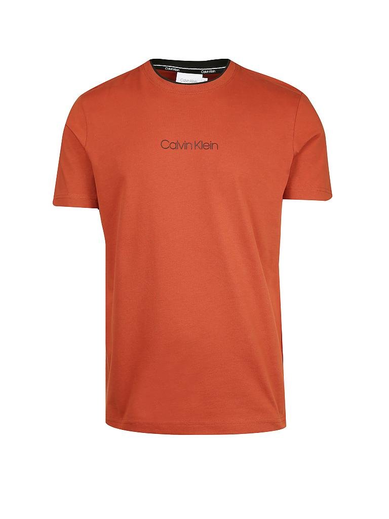 CALVIN KLEIN | T-Shirt "Carbon Brush" | orange