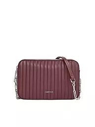 CALVIN KLEIN | Tasche - Mini Bag MINI LINE QUILT | beere