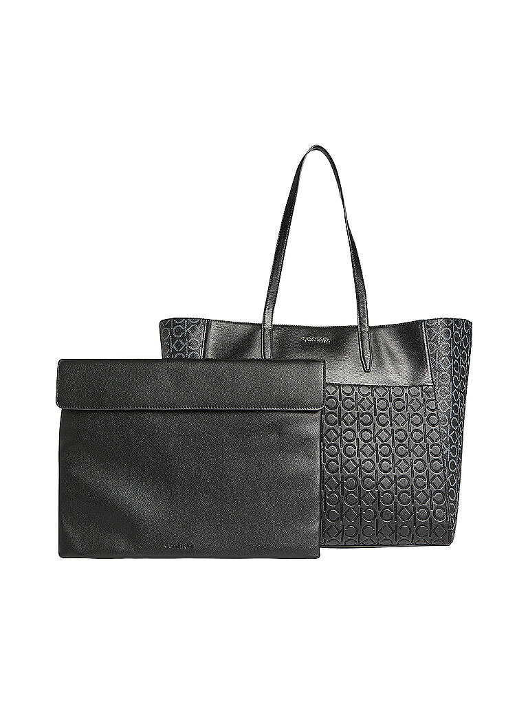 CALVIN KLEIN | Tasche - Shopper mit Laptoptasche | schwarz