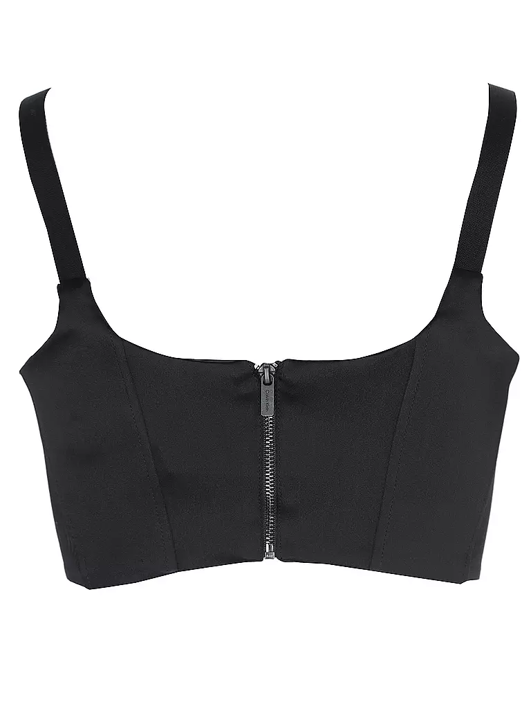 CALVIN KLEIN | Top Cropped Fit  | schwarz