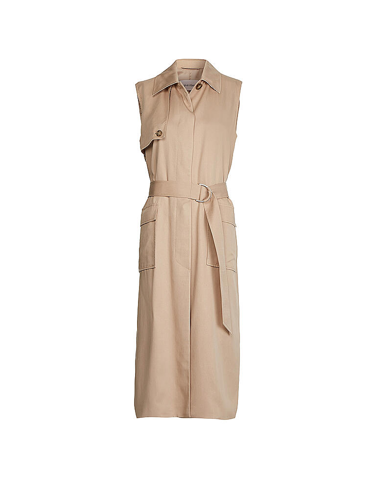 CALVIN KLEIN | Trenchcoat - Utility Weste | beige
