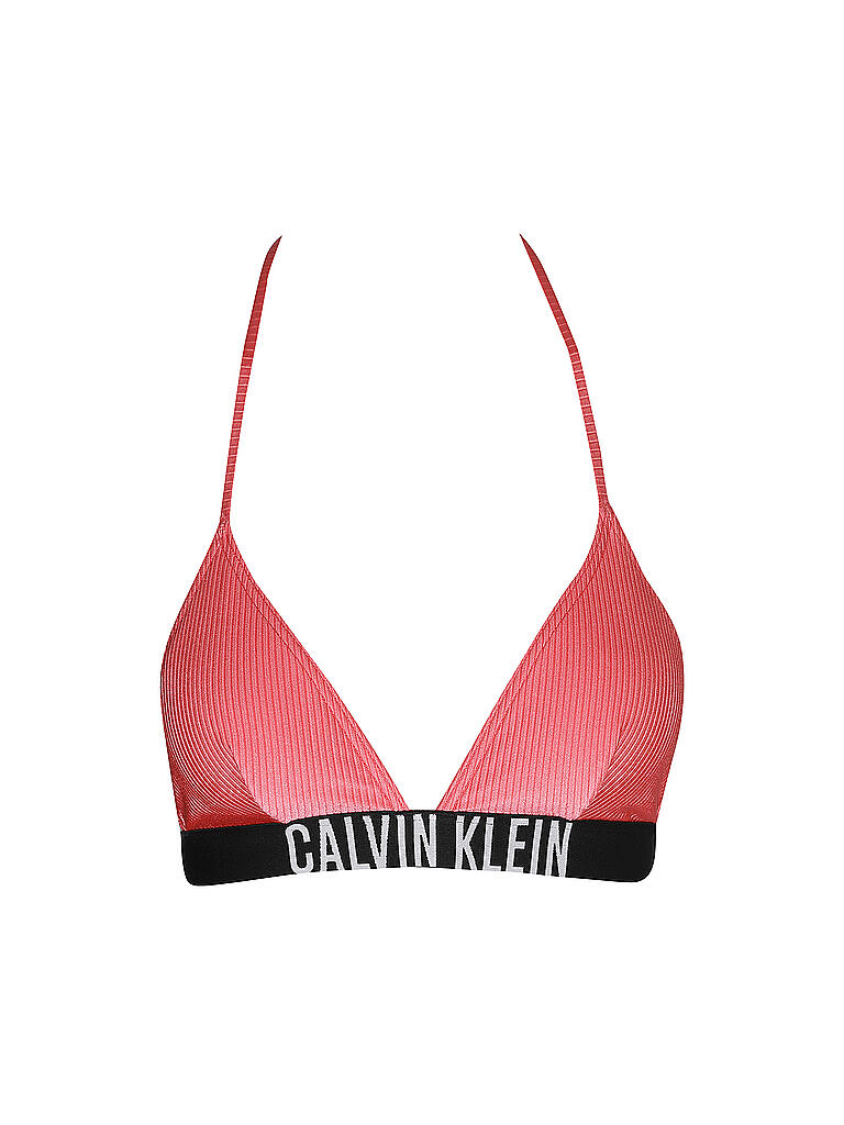 CALVIN KLEIN | Triangle Bikini Top | pink