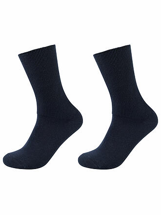 CAMANO | Chaussettes homme lot de 2 marine