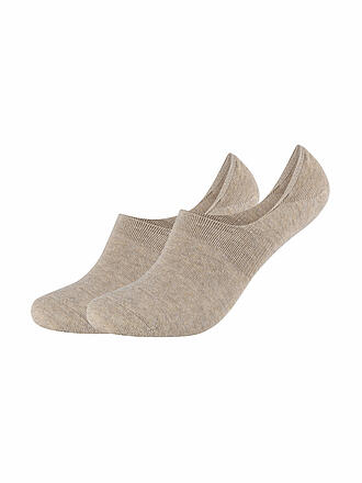 CAMANO | Füsslinge 2er Pkg COMFORT INVISIBLE sand melange