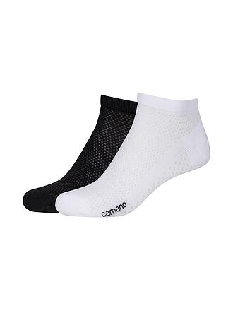 CAMANO | Sneaker Socken 2er Pkg white mix