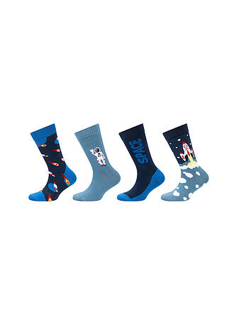 CAMANO | Jungen Socken 4er Pkg blue shadow