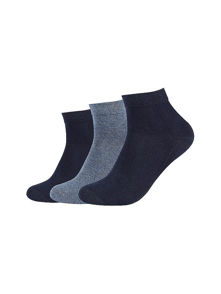 CAMANO Herren Sneakersocken 3er Pkg Navy blau | 39-42