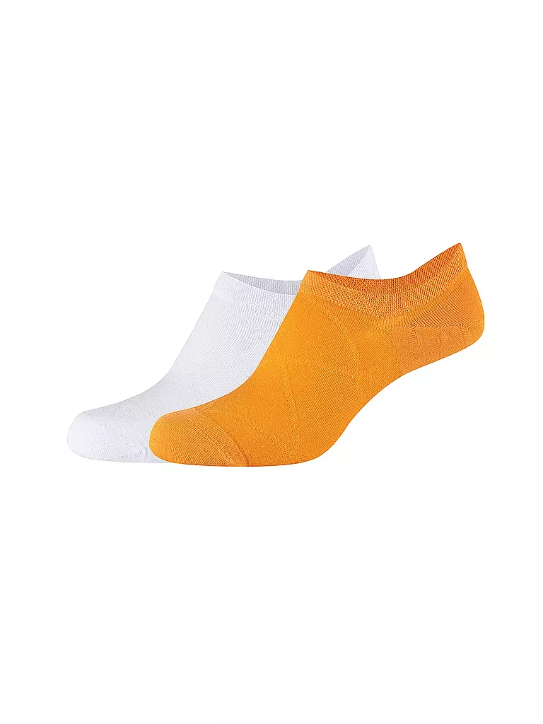 CAMANO | Damen Sneakersocken 2er Pkg | orange