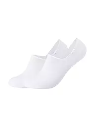 CAMANO | Füsslinge 2er Pkg COMFORT INVISIBLE light grey melange | weiss
