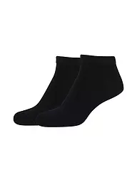 CAMANO | Herren-Sneakersocken 2er Pkg white | schwarz