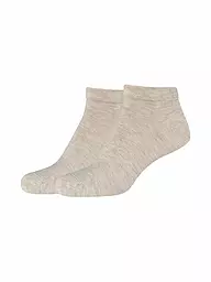 CAMANO | Herren-Sneakersocken 2er Pkg white | beige