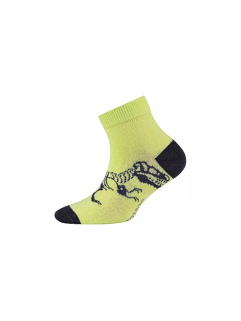 CAMANO | Jungen Sneaker Socken 4er Pkg. blue | grau