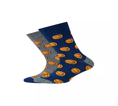 CAMANO Jungen Socken 2er Pkg. navy peony