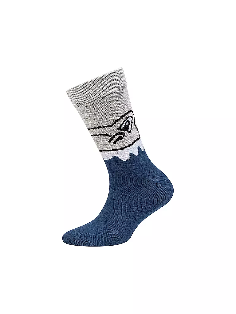 CAMANO | Jungen Socken 4er Pkg fog melange | grau