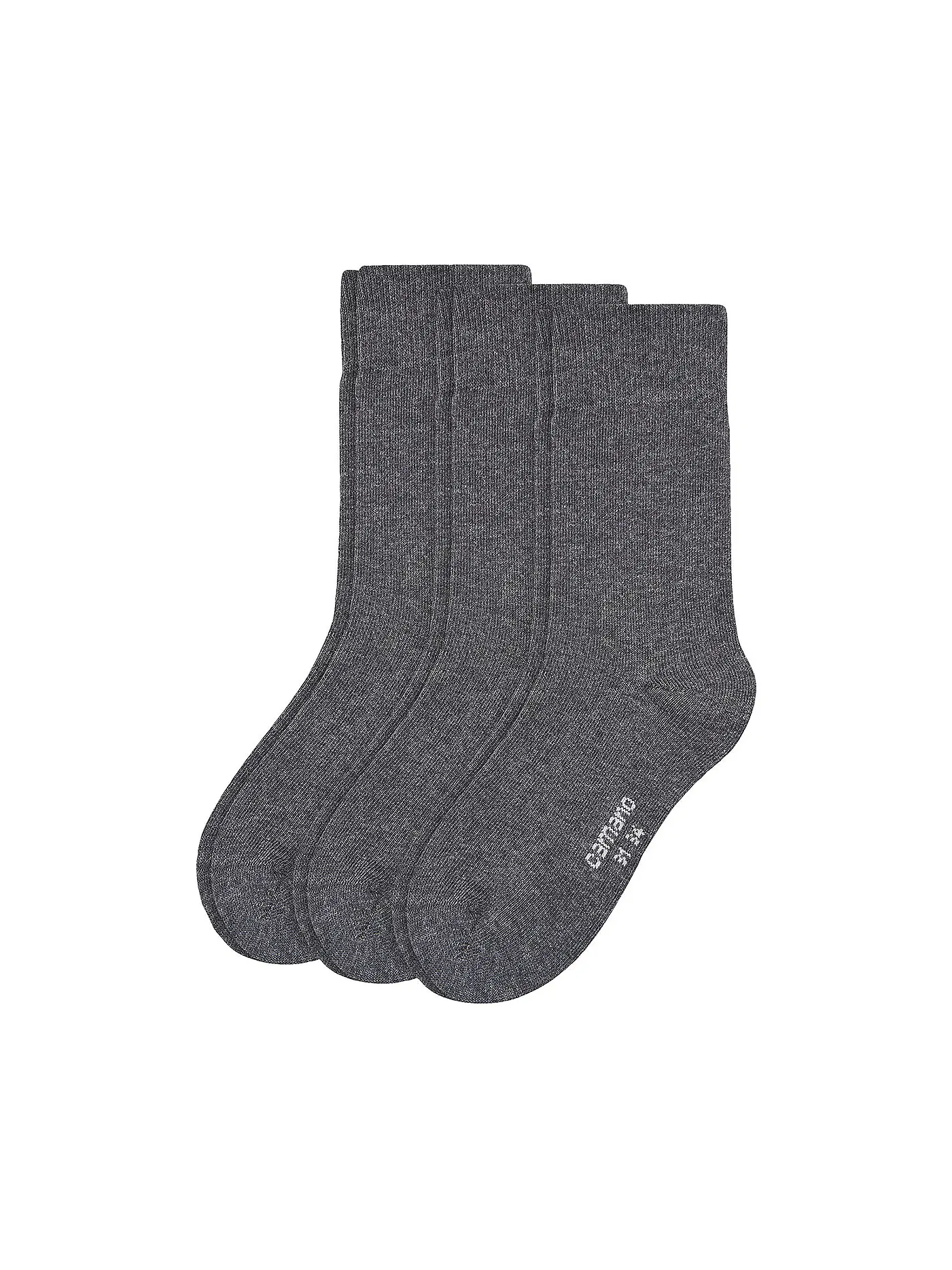 CAMANO | Jungen-Socken 3er Pkg. anthrazit | grau