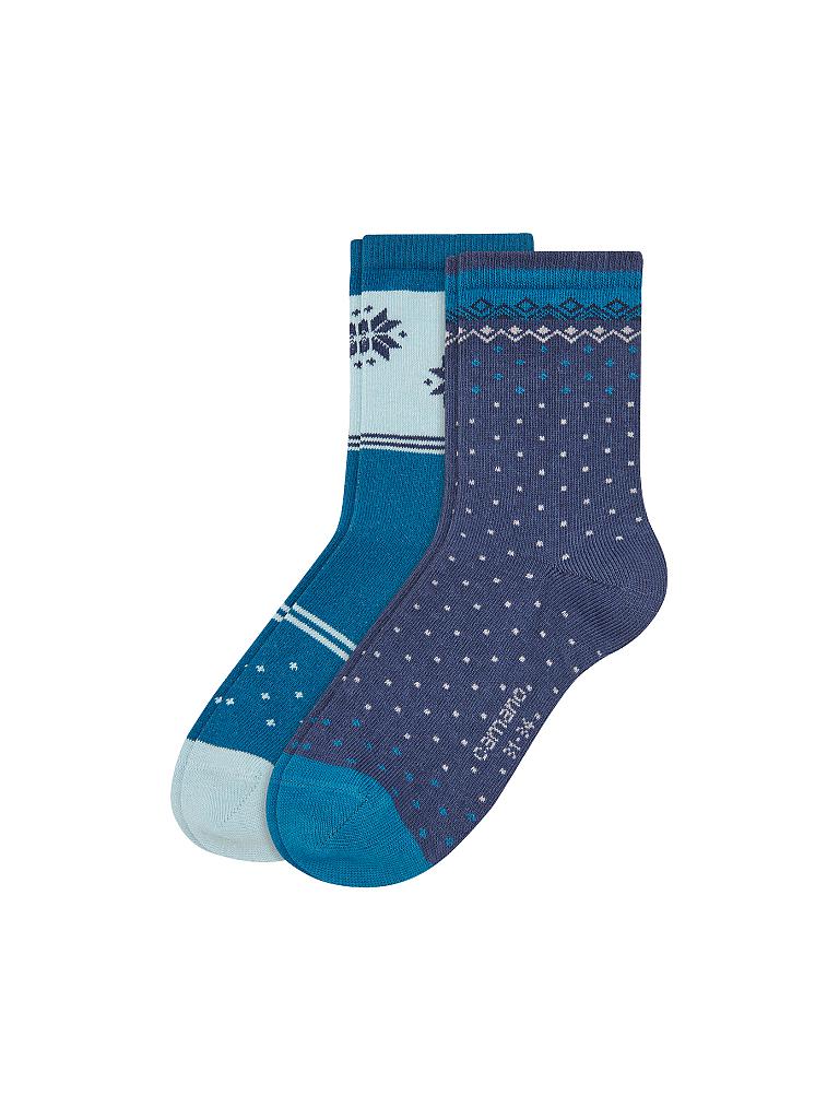 CAMANO | Jungen-Socken Doppelpackung | blau