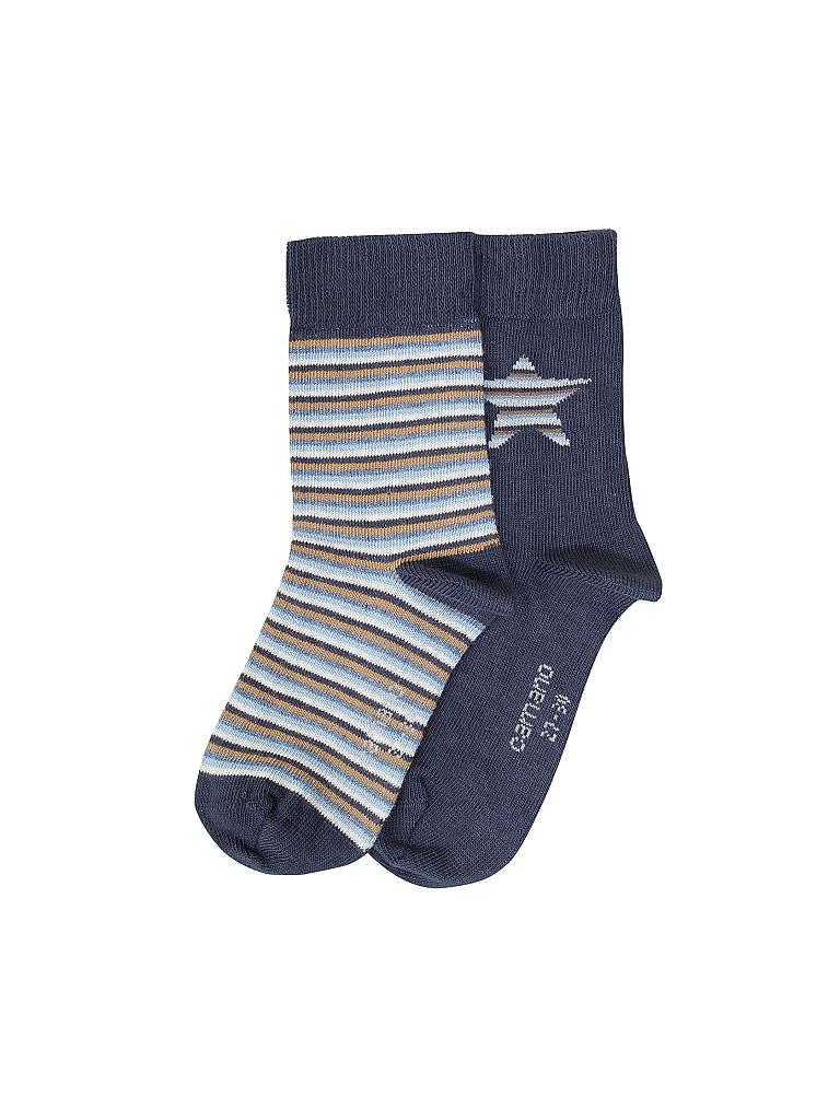 CAMANO | Kinder Socken 2er Pkg blue | blau