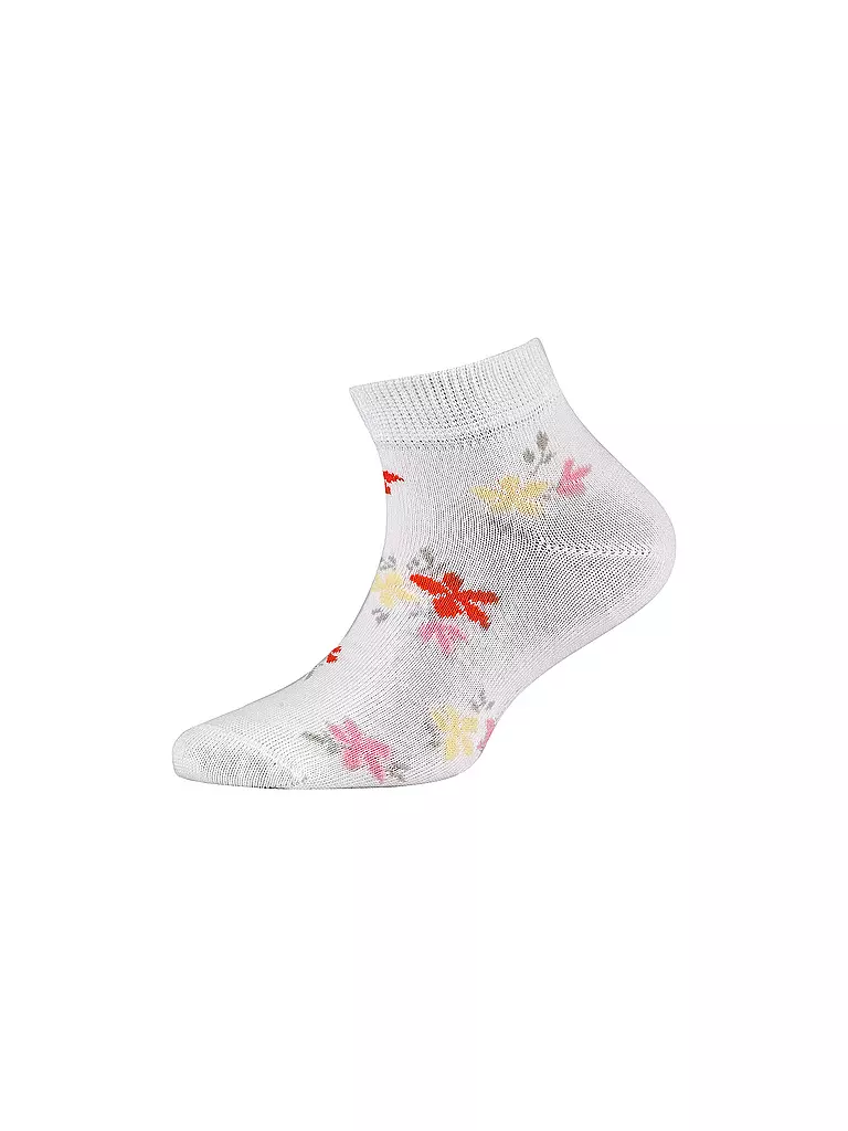 CAMANO | Mädchen Sneaker Socken 4er Pkg popcorn | creme