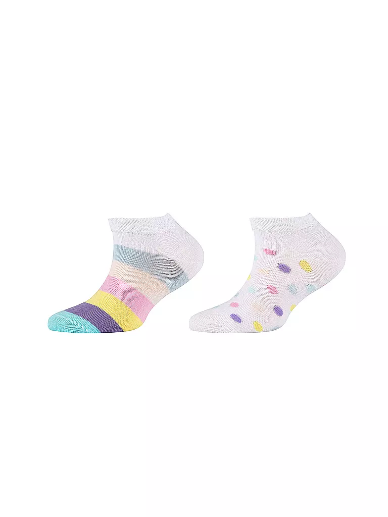 CAMANO | Mädchen Socken 2er Pkg. white  | weiss