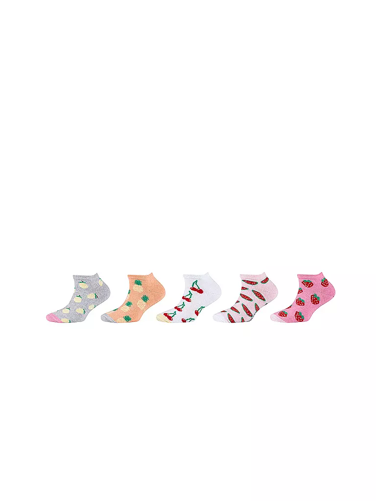 CAMANO | Mädchen Socken 5er Pkg. soft pink  | rosa
