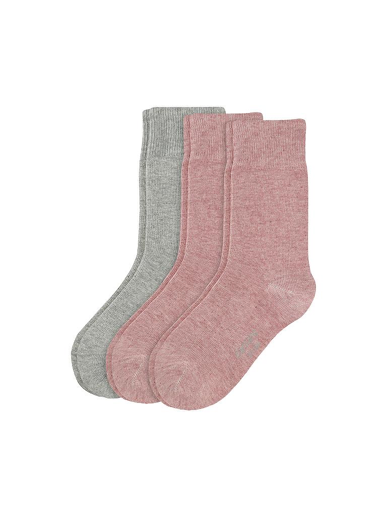 CAMANO | Mädchen-Socken 3er Pkg. chalk pink mela | rosa