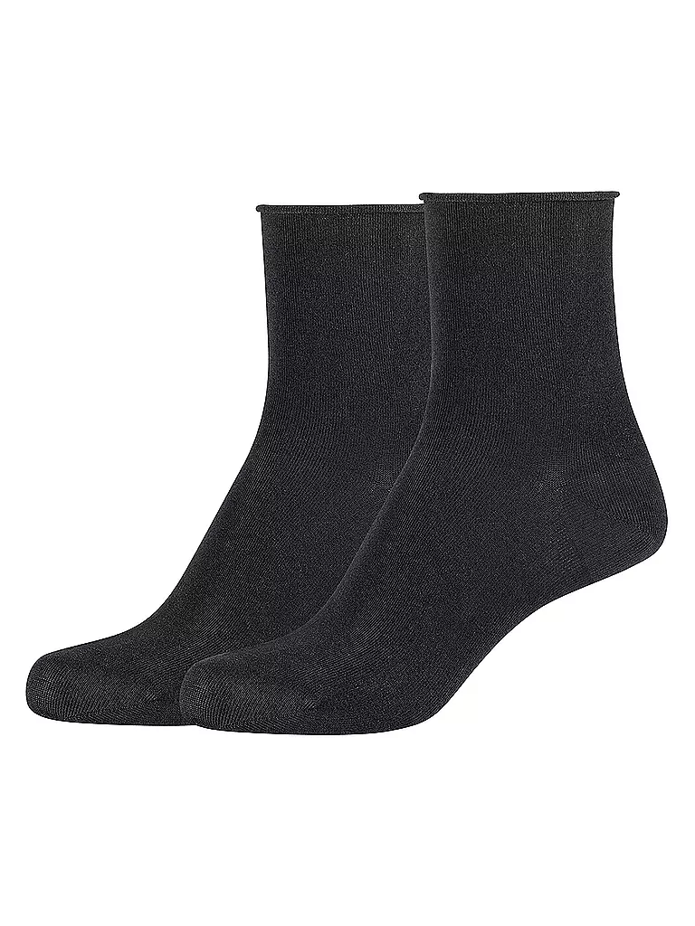 CAMANO | Rollsocken 2er Pkg black | schwarz