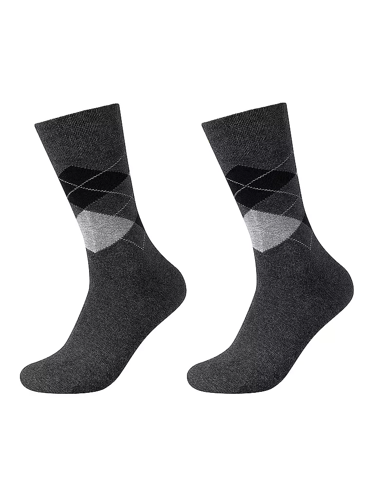 CAMANO | Socken 2-er Pkg. anthracite | grau