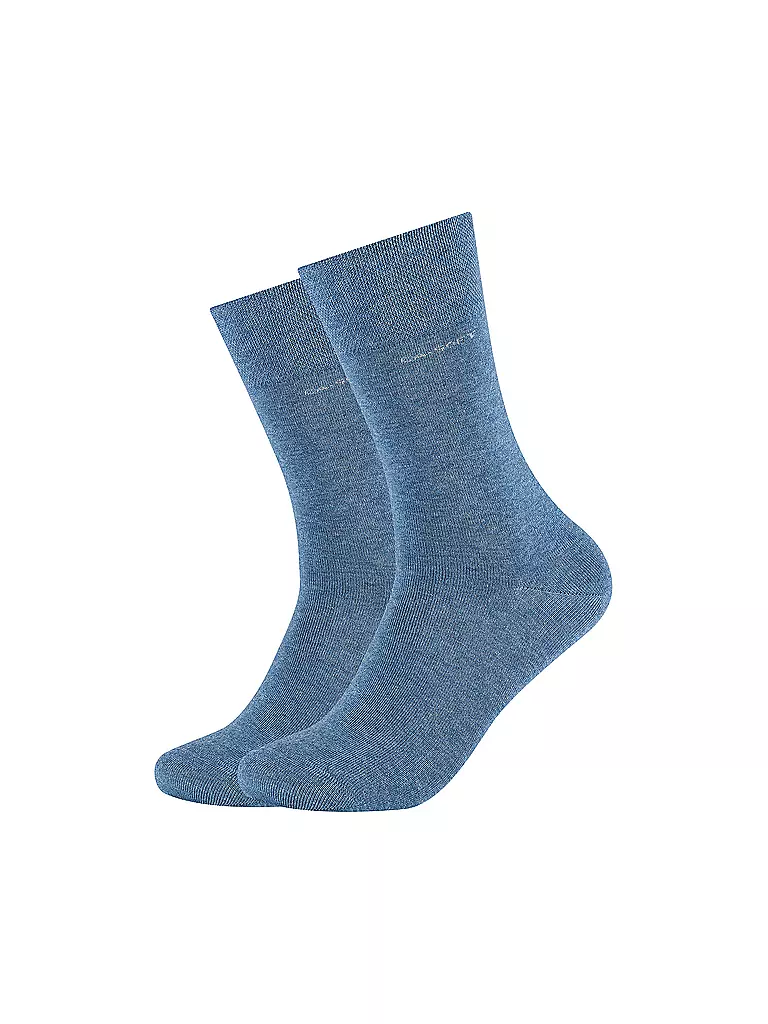 CAMANO | Socken 2er denim melange | blau