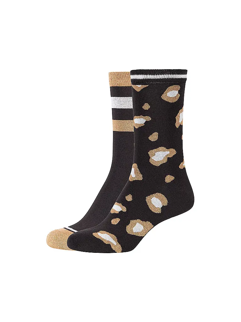CAMANO | Socken 2er Pkg. black | schwarz