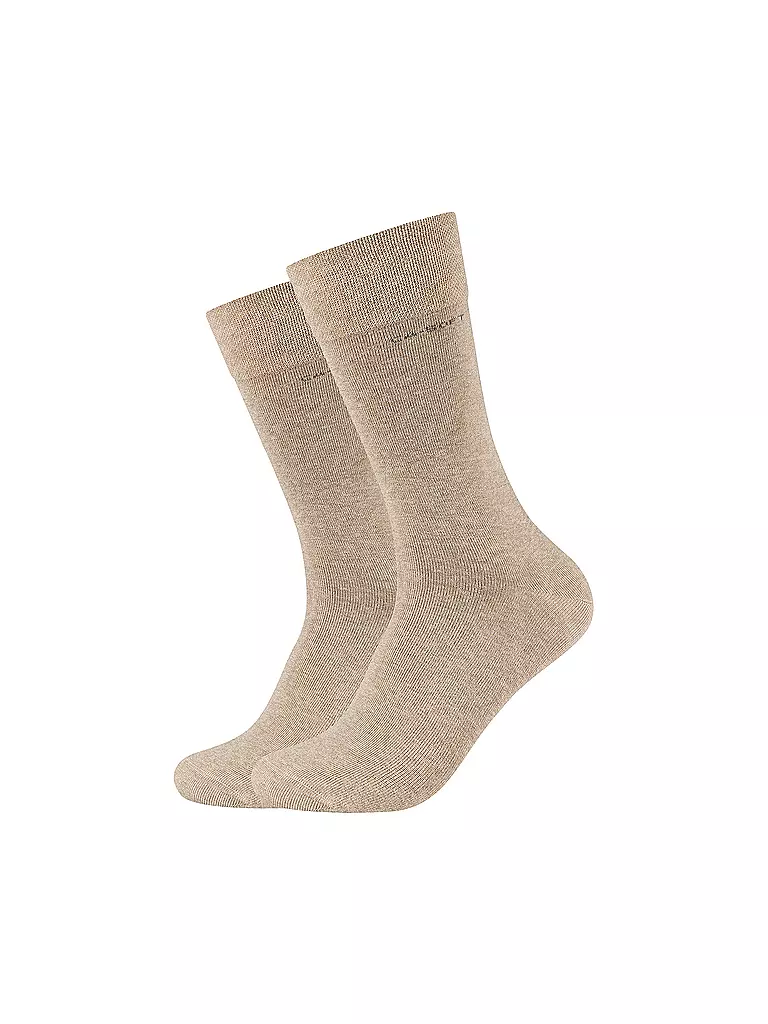 CAMANO | Socken 2er Pkg. CA-SOFT sand melange | beige