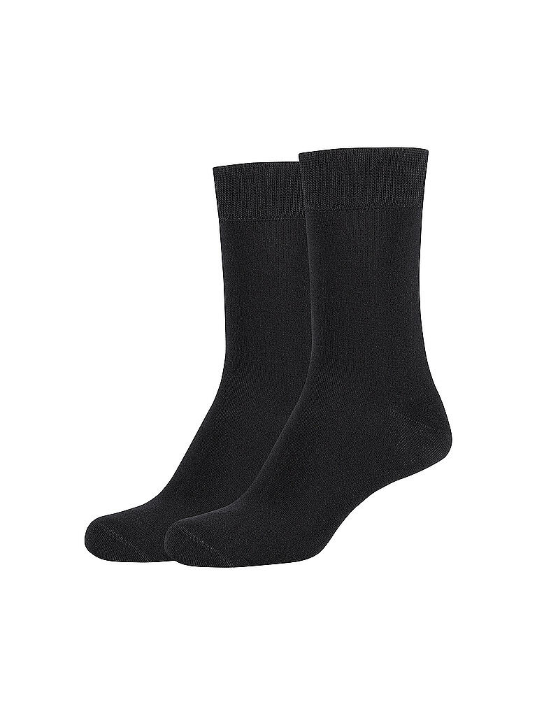 CAMANO | Socken Silky 2er Pkg black | schwarz