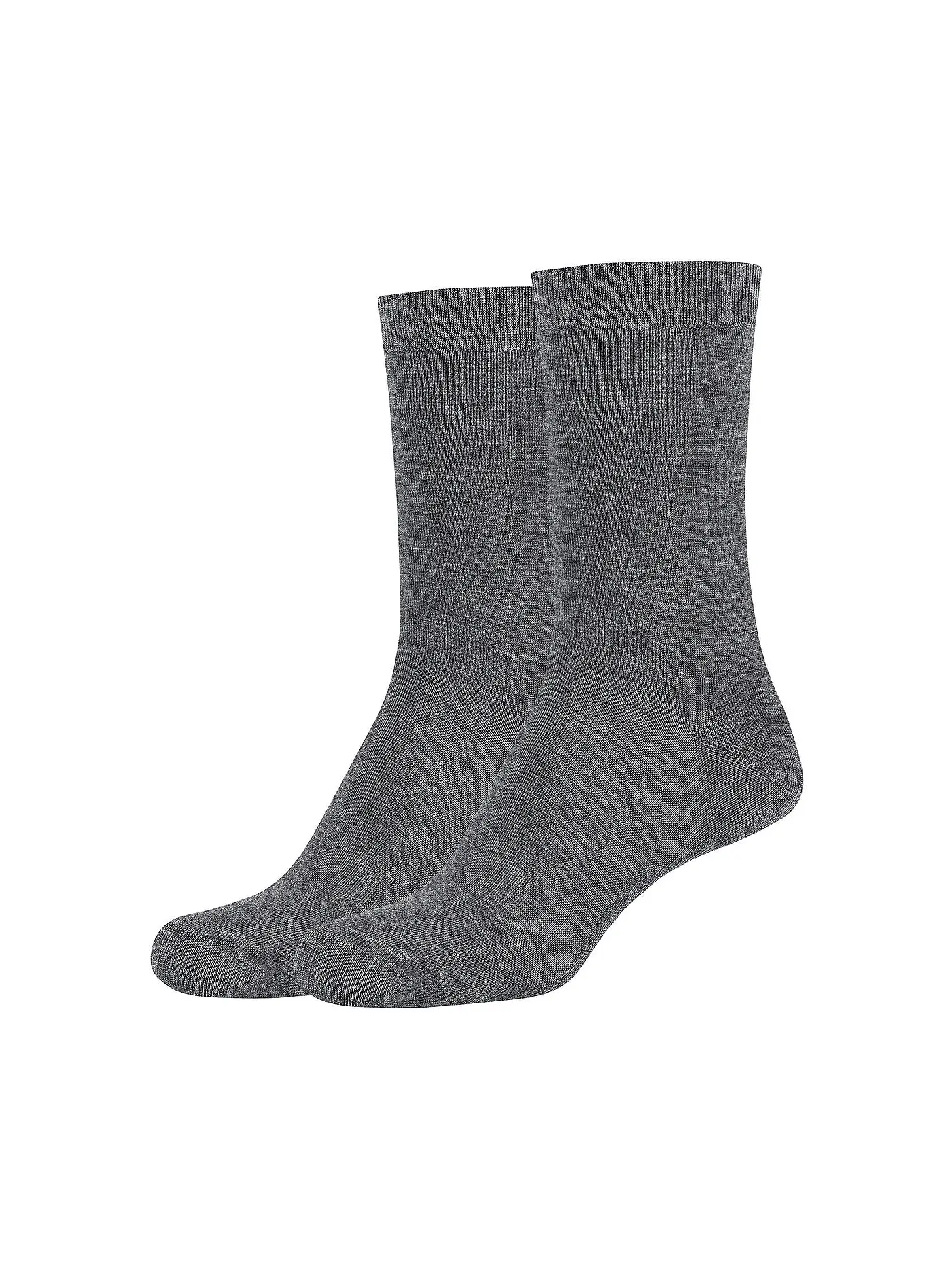 CAMANO | Socken Silky 2er Pkg light grey mela | grau