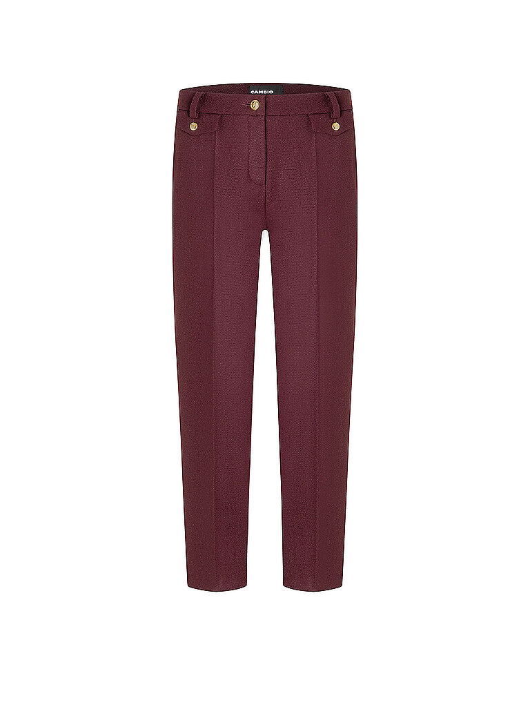 CAMBIO Chino KRYSTAL FLAP dunkelrot | 40/L27