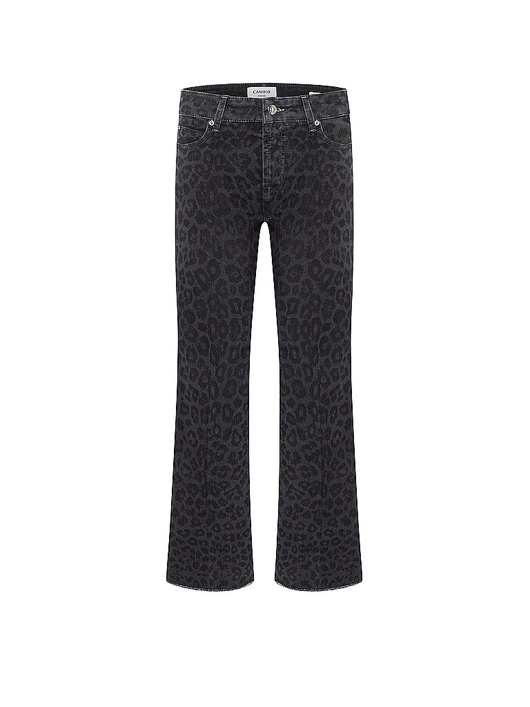 CAMBIO Jeans Flared Fit 7/8 FRANCESCA schwarz | 34/L28