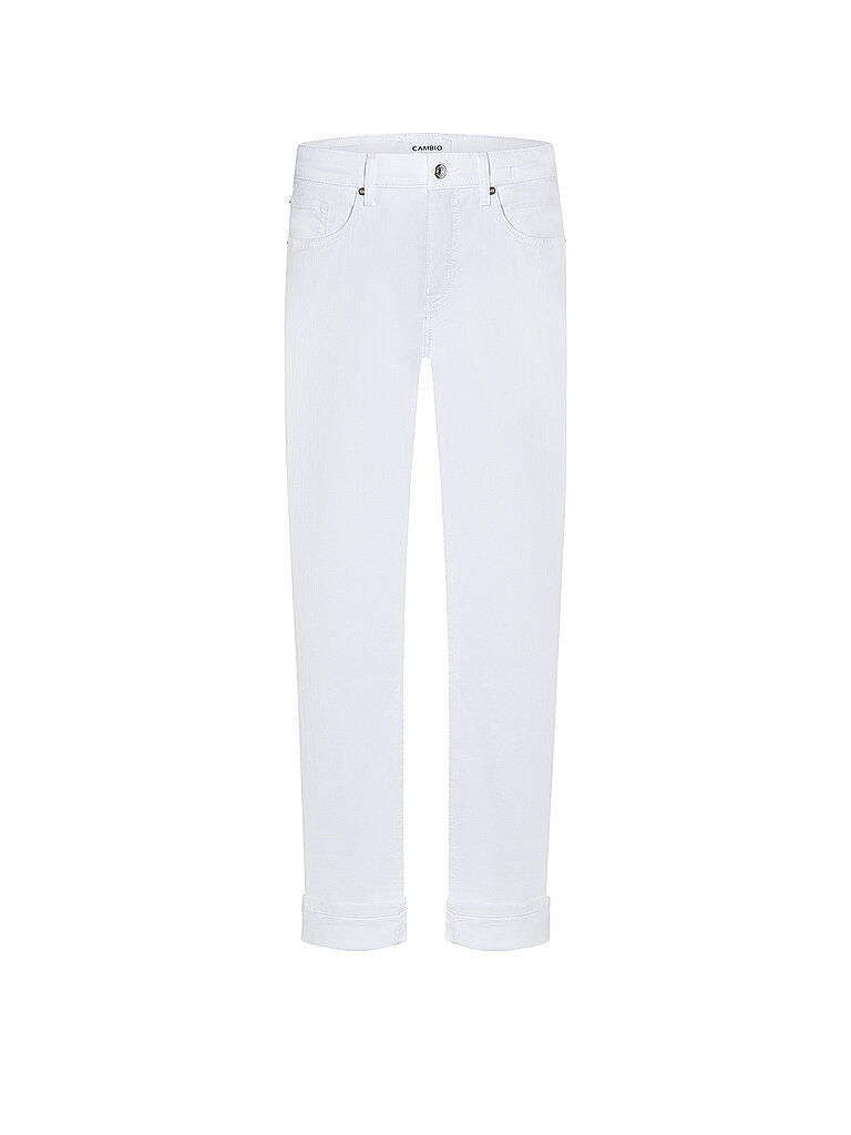 CAMBIO Jeans Straight Fit GAIA RELAXED weiss | 34/L30