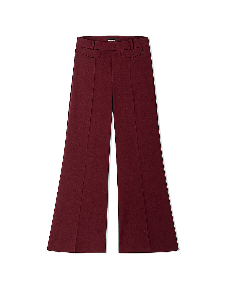 CAMBIO Marlenehose FAMOUS dunkelrot | 34/L34
