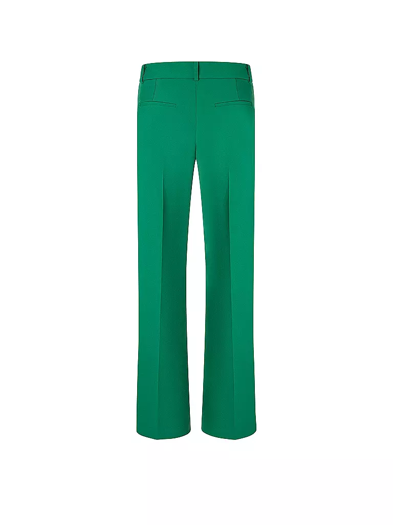 Cambio Fawn Flap Pocket Gold Chain Tailored Trousers Oat main image 1