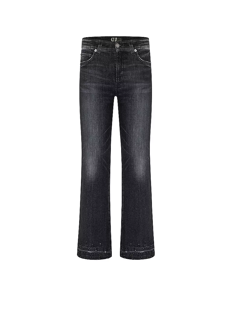 CAMBIO | Jeans Flared Fit FRANCESCA | schwarz