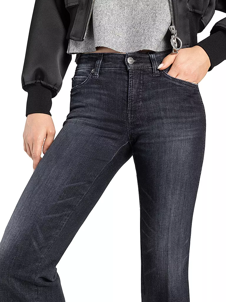 CAMBIO | Jeans Flared Fit FRANCESCA | schwarz