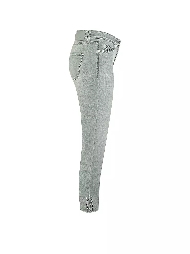 CAMBIO | Jeans Slim Fit 7/8 PIPER SHORT SWAROVSKI | grau