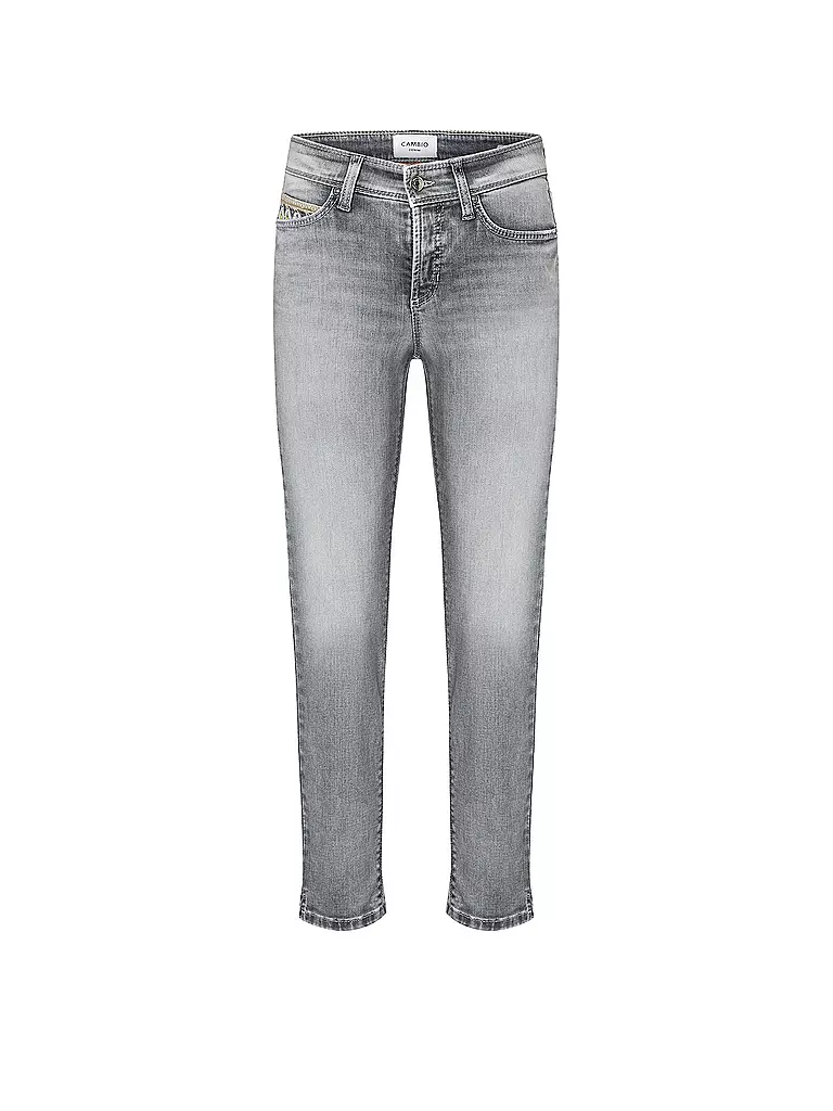 CAMBIO | Jeans Slim Fit 7/8 PIPER SHORT | grau
