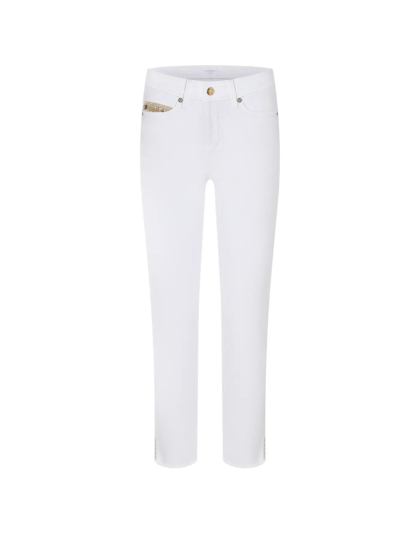 CAMBIO | Jeans Slim Fit 7/8 PIPER | weiss