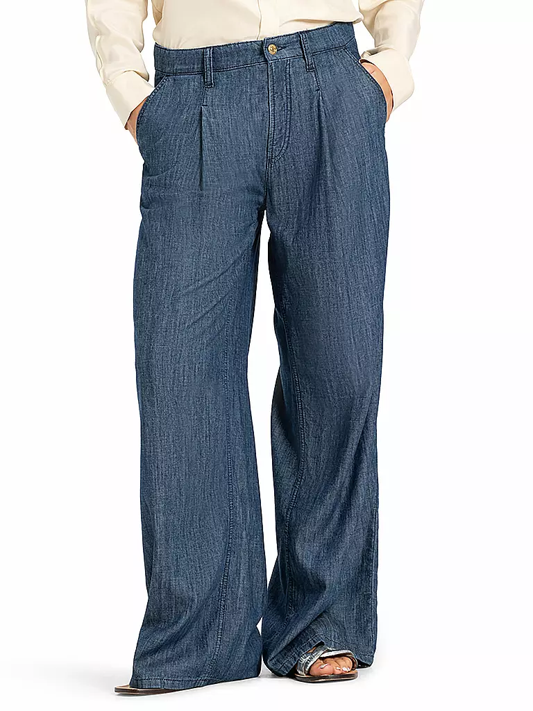 CAMBIO | Jeans Wide Fit ALINA | dunkelblau