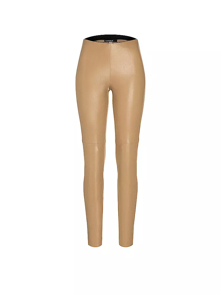 CAMBIO | Leggings in Lederoptik RANDA | Camel