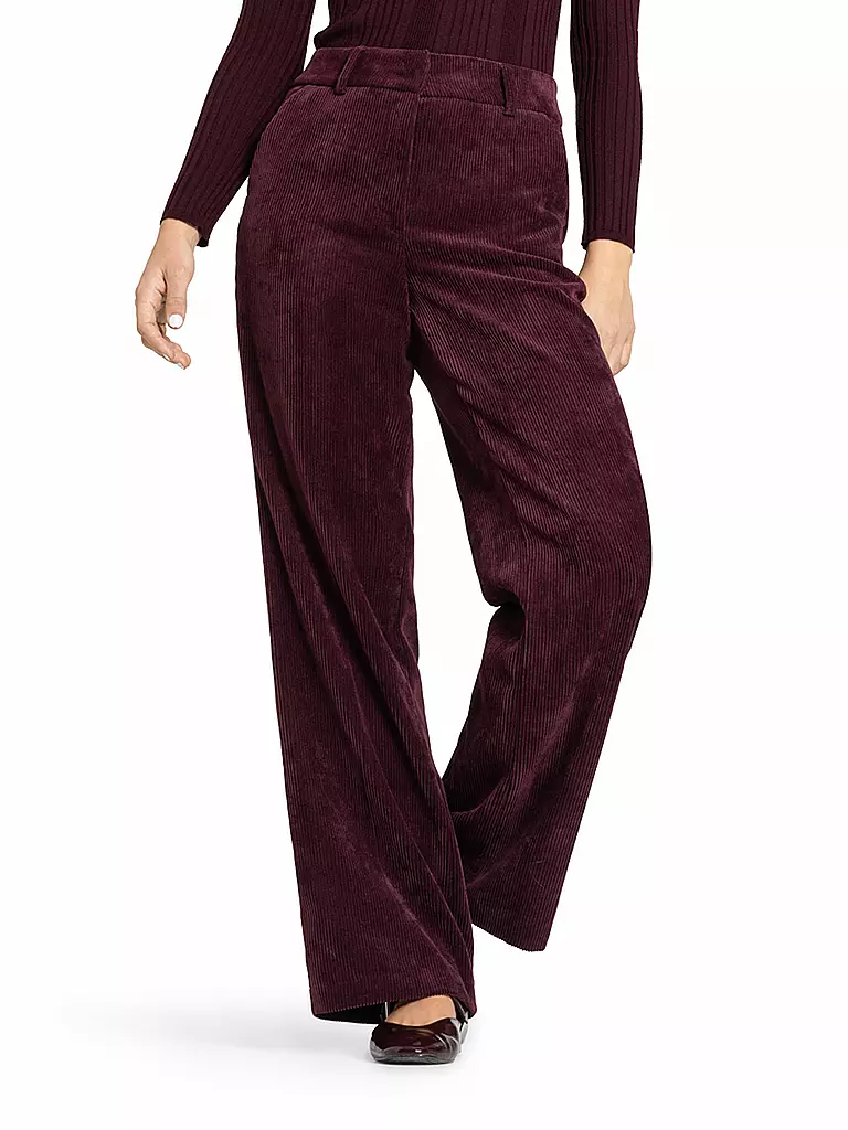 CAMBIO | Marlenehose AMELIE  | dunkelrot