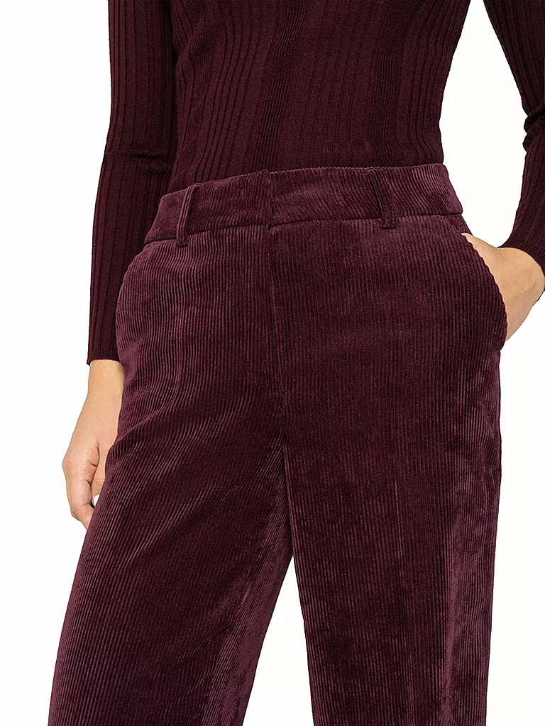 CAMBIO | Marlenehose AMELIE  | dunkelrot
