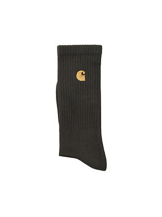 CARHARTT WIP | Socken CHASE olive/gold