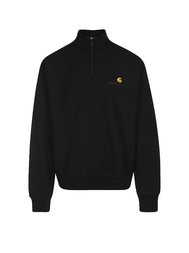 Sweatshirt mit Troyer-Kragen Modell AMERICAN SCRIPT