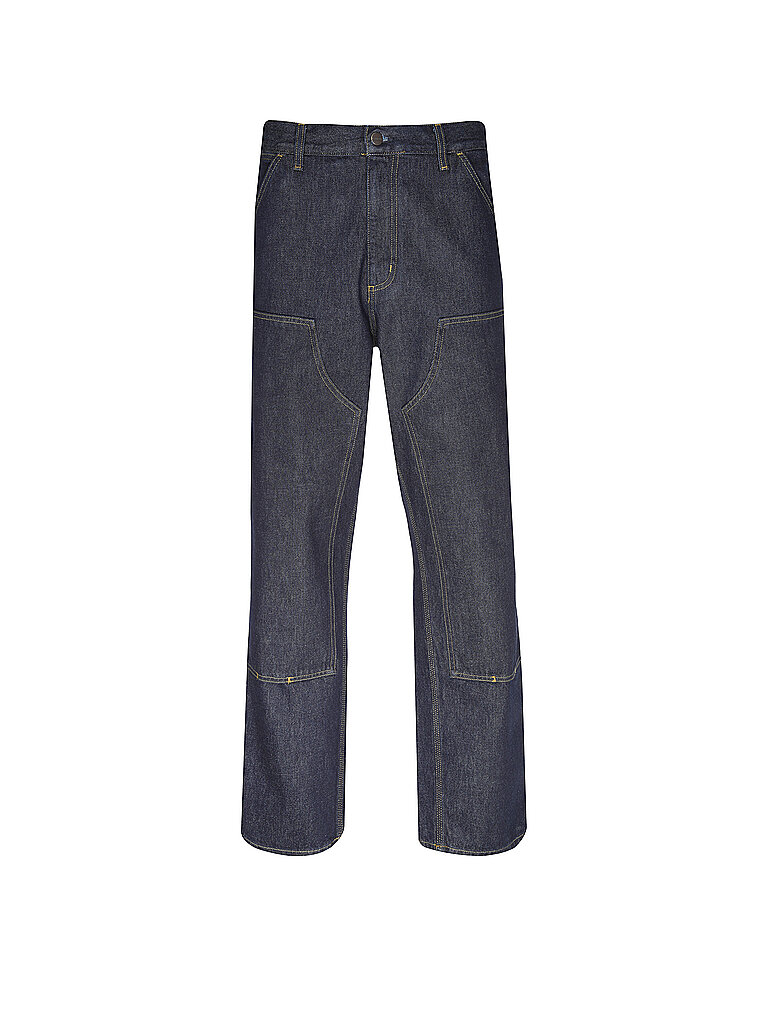 Carhartt WIP Pants Relaxed Straight Fit Dark Blue